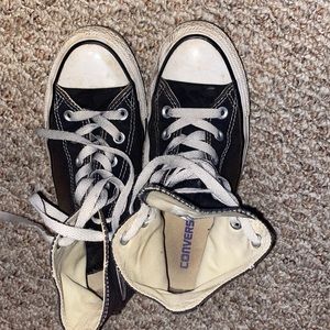 Black Converse High tops